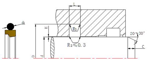 油封,密封件,液壓密封件,結構圖