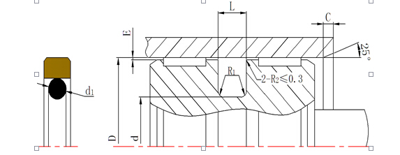 DSF孔用格萊圈型號規格表 型號規格 DSF孔用格萊圈型號規格表 型號規格