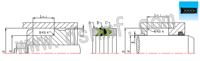 孔軸兩用V型組合DVR切面平面結構圈