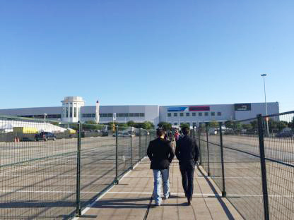 休斯敦展會的雨后風景