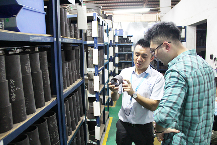 【圖】加拿大石油天然氣行業客戶來訪東晟密封件公司參觀指導工作！