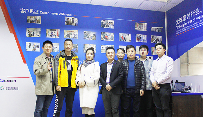 東晟密封公司參加工作指導現場