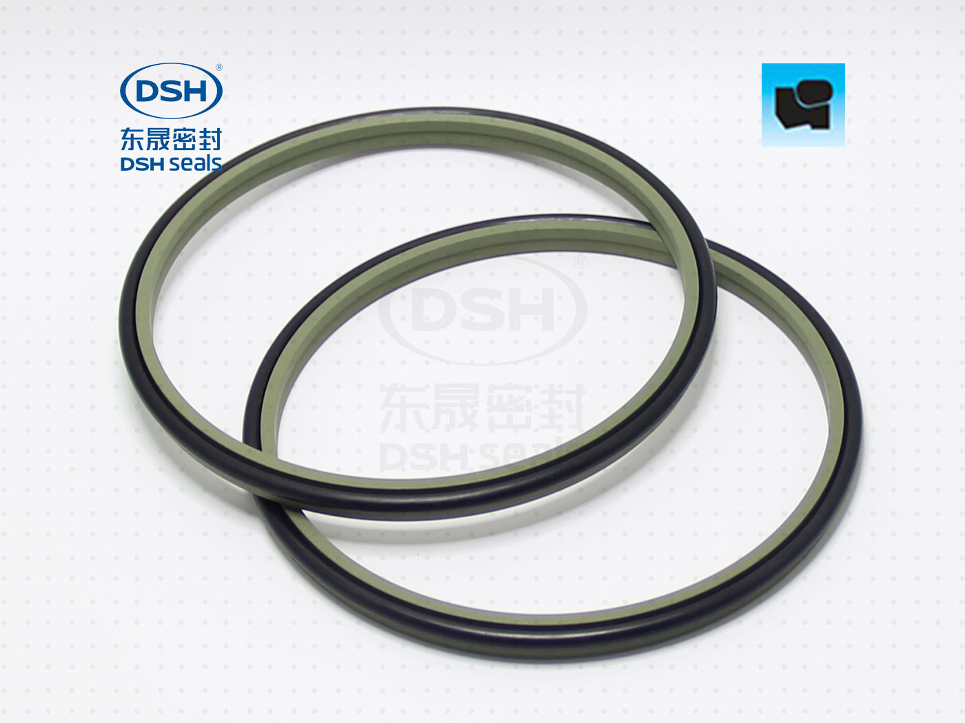 組合防塵圈DSZ - 防塵圈系列,聚四氟乙烯密封件,應(yīng)用于油缸/氣缸行業(yè)專用密封件圈。