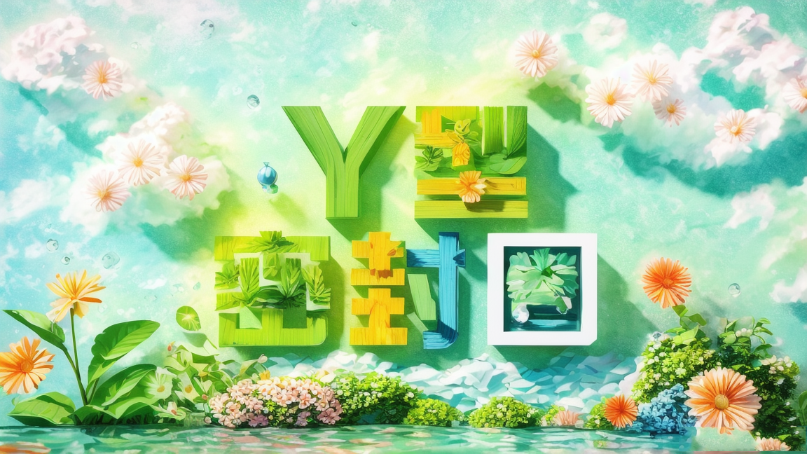 Y型密封圈海報字效果