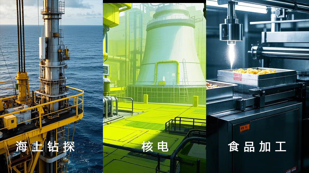 1食品加工海上鉆探核電行業