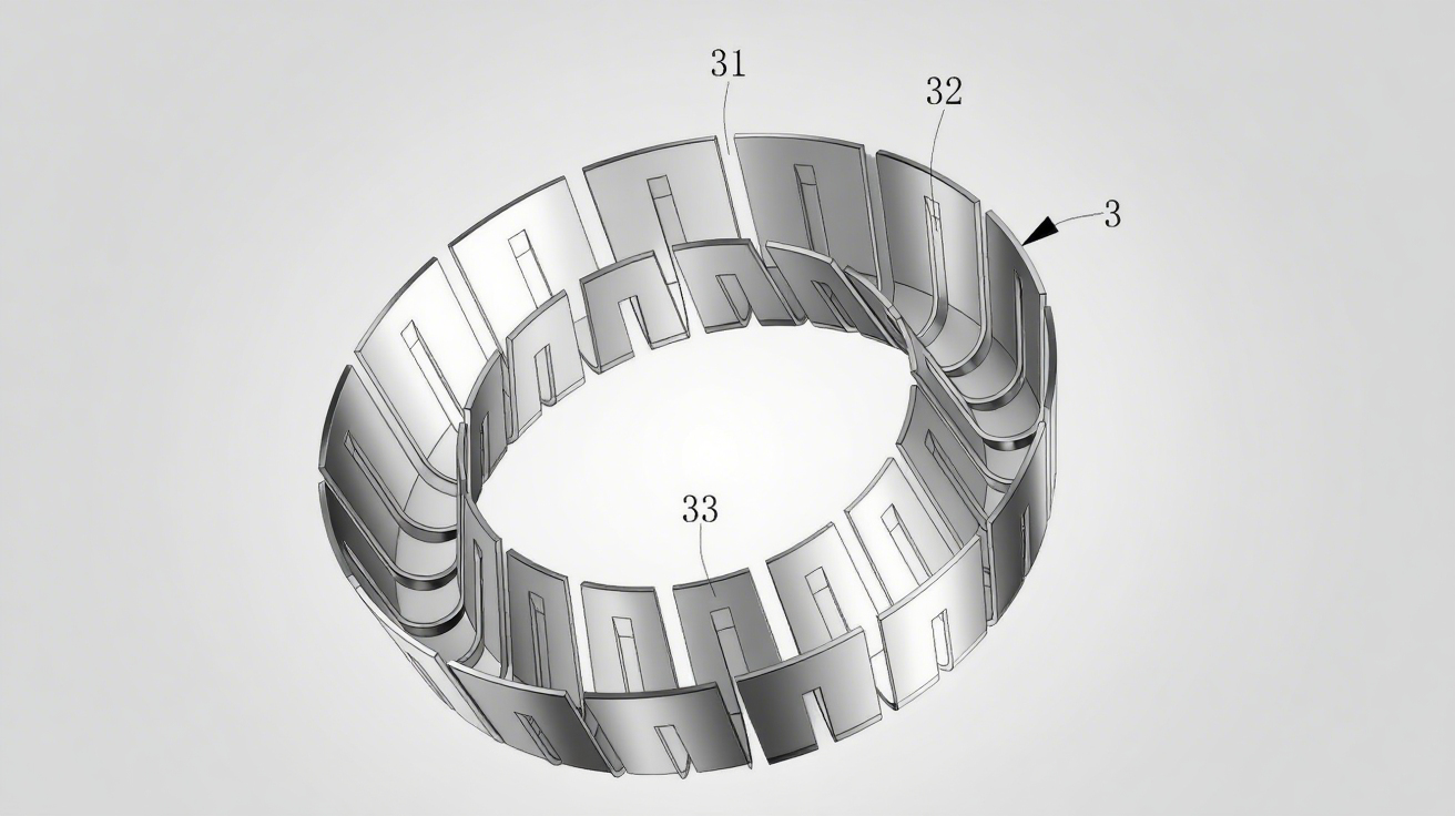 一種耐壓油封件圖5是本實用新型的V型彈簧的立體圖 (2)