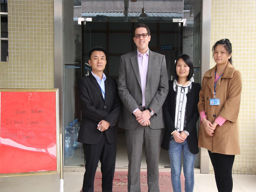 德國SIMRIT公司Mr. B. J先生蒞臨:東晟密封件科技有限公司進行考察