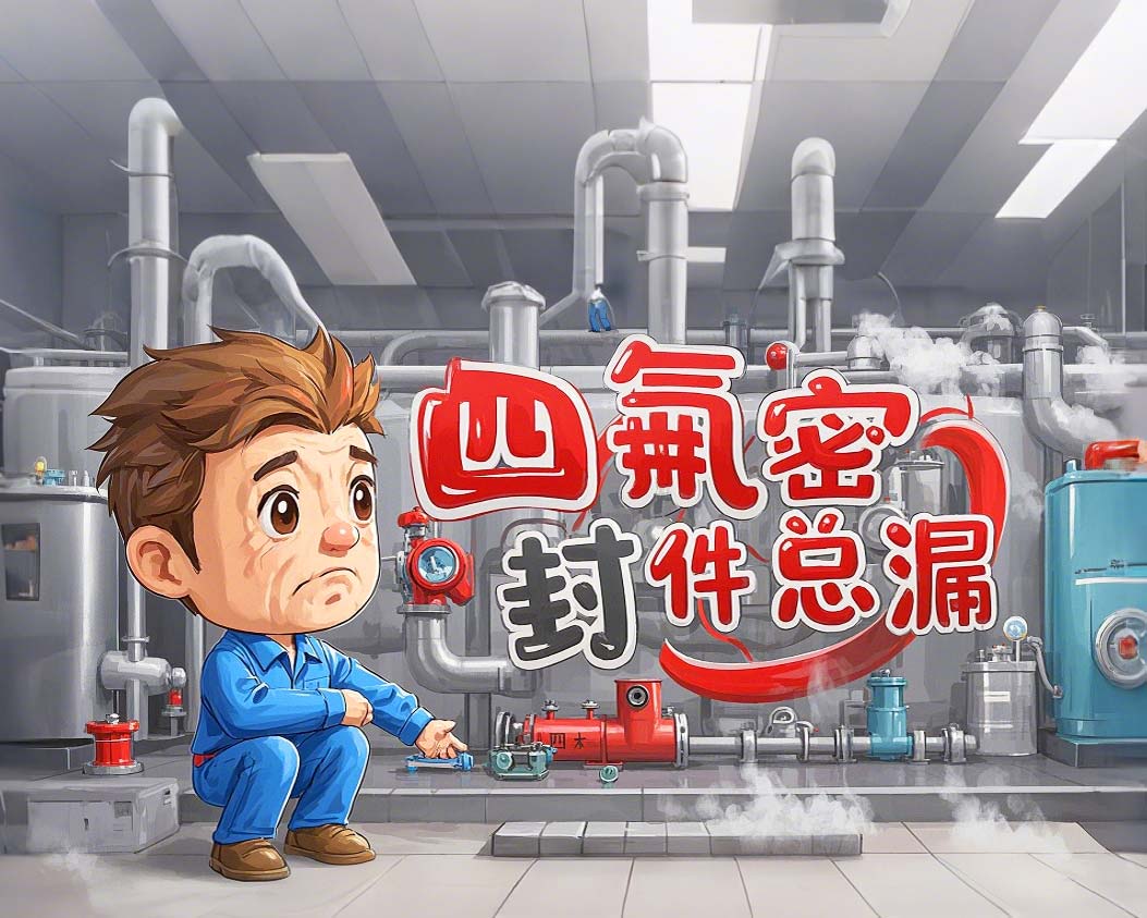 四氟密封件總漏案例丨可能是你安裝時(shí)3次“瞎折騰”！?