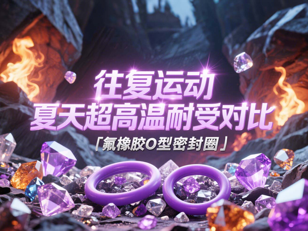 氟橡膠O型密封圈 ? 往復(fù)運動夏天超高溫耐受對比！?