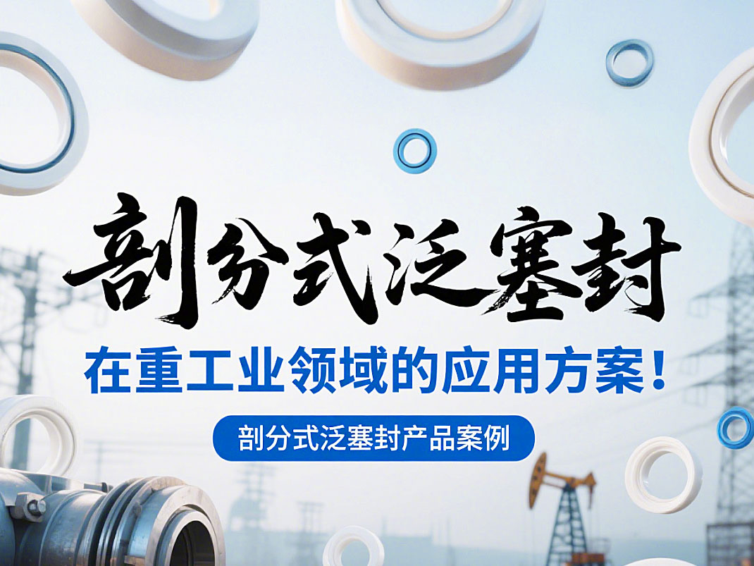 剖分式泛塞封產品案例 ? 在重工業領域的應用方案!