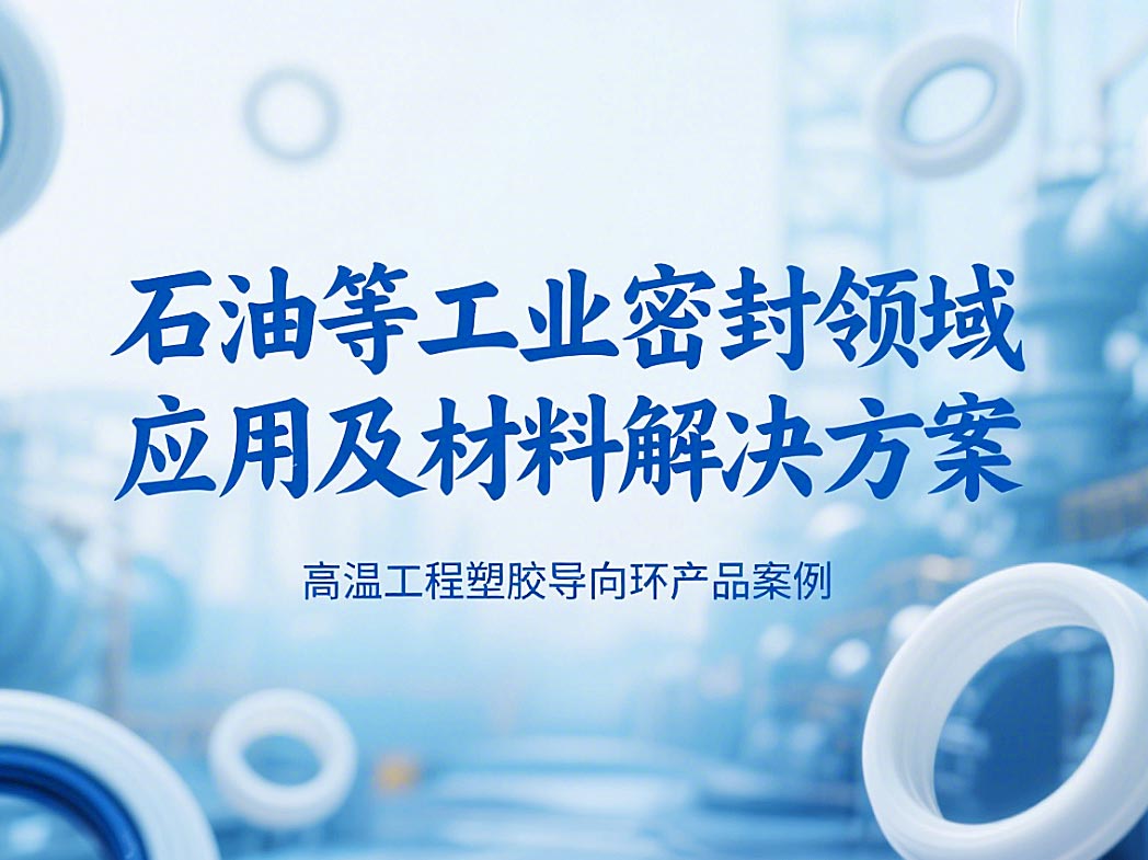 ?高溫工程塑膠導向環產品案例 ? 石油等工業密封領域應用及材料解決方案!?