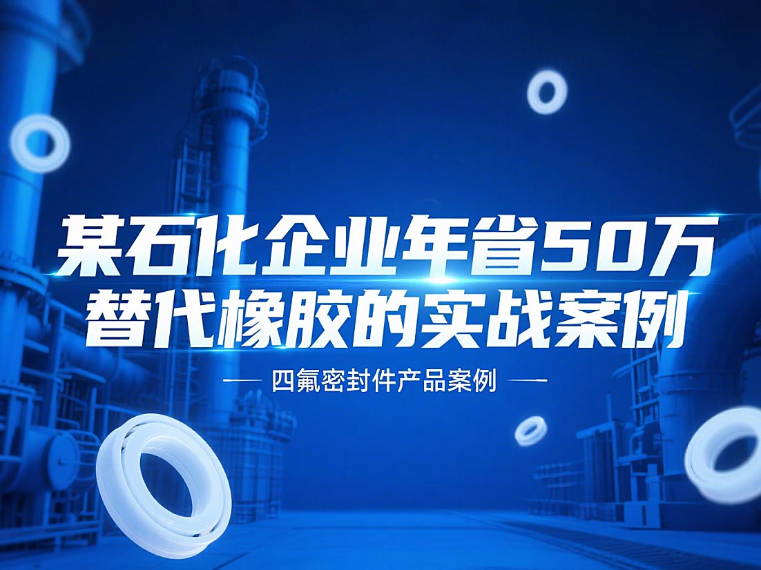 某石化企業年省50萬：四氟密封件替代橡膠的實戰案例！