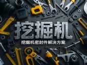 Dsh Seals ? 挖掘機密封件解決方案丨軸用旋轉格萊圈DRS?